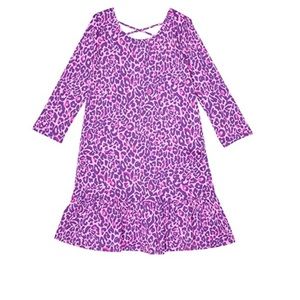 NWT Lilly Pulitzer Girls Jena Dress Purple Berry My Favorite Spot XL(size 12-14)